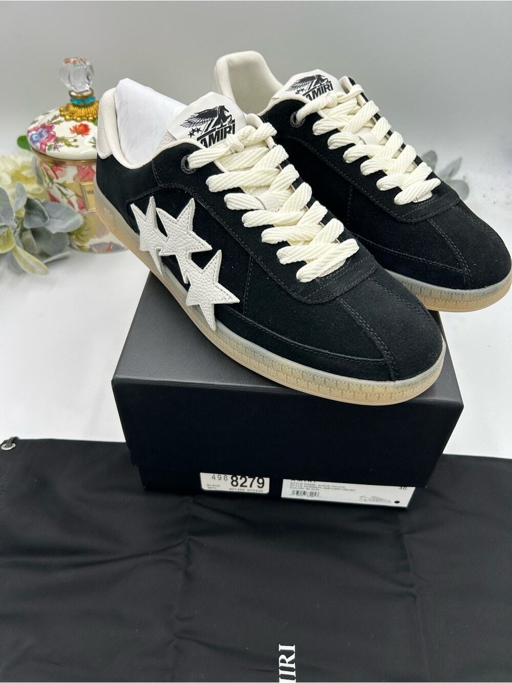 Men's AMIRI pacific suede low top sneakers size 46/13 US NWT